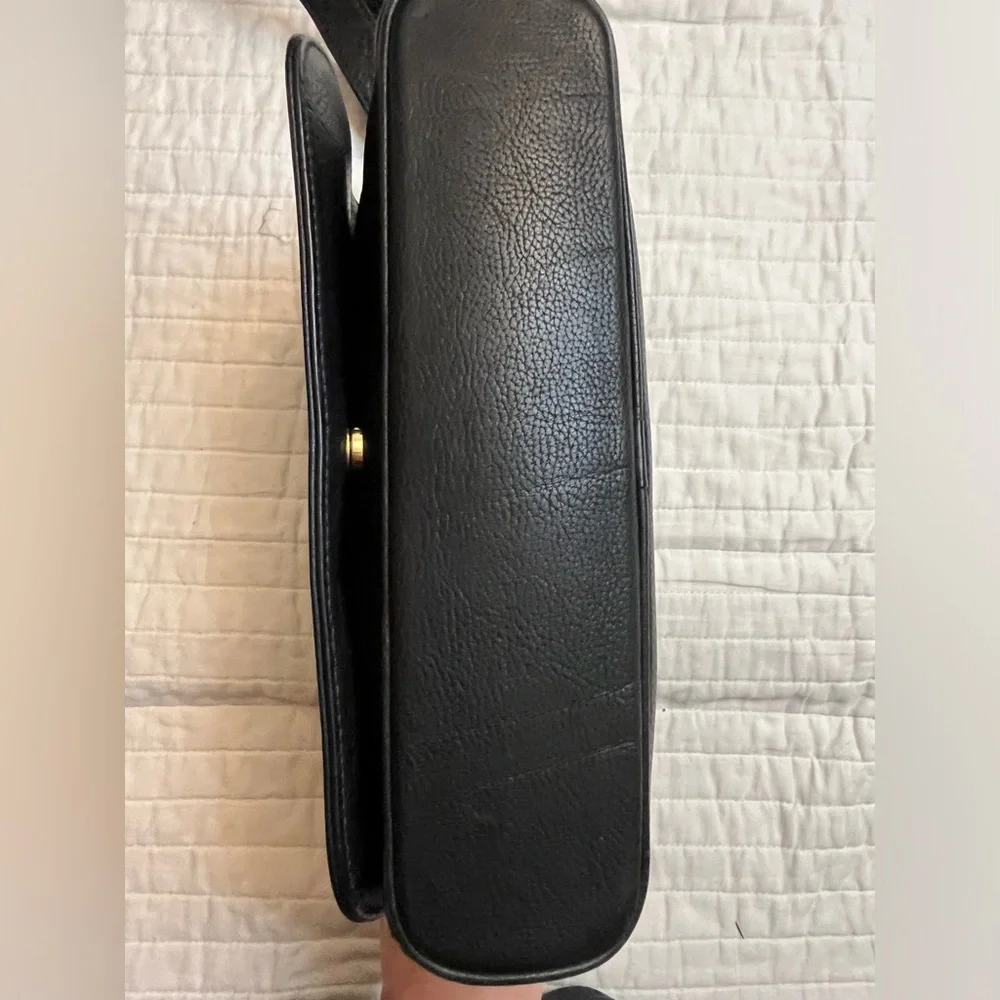 Coach vintage black pebble leather Sonoma shoulder bag